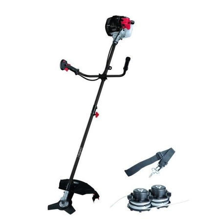 SCHEPPACH Desbrozadora de gasolina BCH3300-100PB - 32,6cm con 2 carrete y arnés de hombro