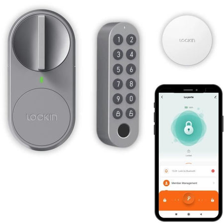 Kit serratura porta anteriore - KONYKS - Lockin G30 Pro - Digicode e hub inclusi