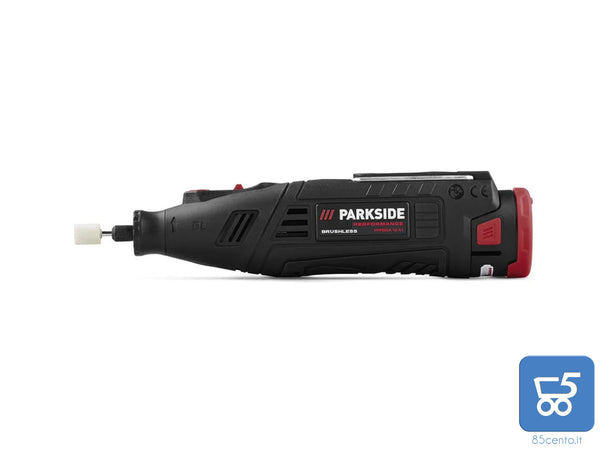 Kit Levigatrice PARKSIDE a Penna Multifunzione Ricaricabile con Caricabatteria 12 V/2 Ah PPFBSA 12 A1 - Prodotto da esposizione