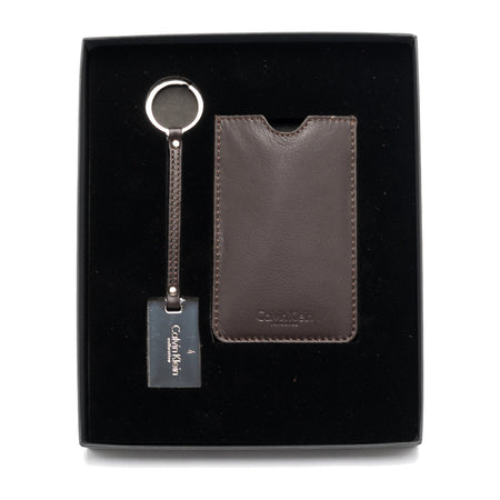 Kit Portachiavi + Portacellulare in pelle Calvin Klein Collection - C06Q-2