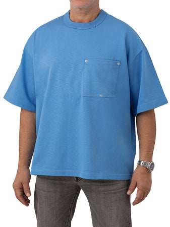 Bottega Veneta T-shirt oversize in jersey di cotone da uomo