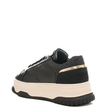 Janet E Janet sneakers da donna in pelle con charms con logo lettering