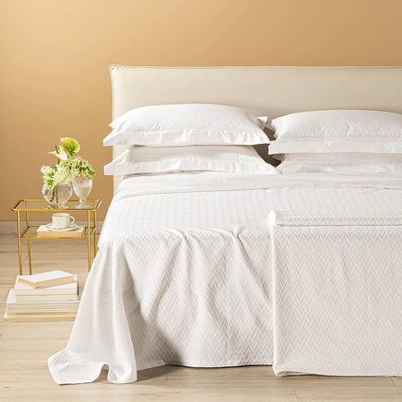 Copriletto estivo Laguna in puro cotone matrimoniale - Caleffi