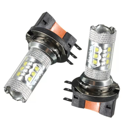 Coppia Luci H15 Canbus per Golf 6-7 MK6 Tiguan Audi Fiat Ford Kuga Luci Diurne 80W 9-30V