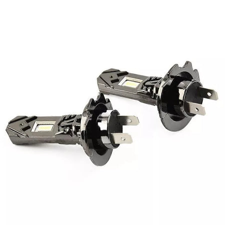 KIT LAMPADE H7 H18 1:1 LED PER AUTO 12V 50W 6000K FARI LAMPADINE MISURA ORIGINALE SUPERLUMINOSO FENDINEBBIA LUCI DIURNE