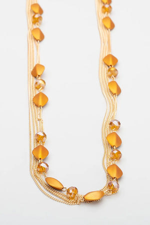 LECLAF | Collana multifilo pietre