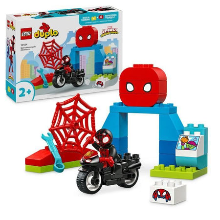 LEGO DUPLO Marvel 10424 L'avventura in moto di Spin - Giocattolo di Spidey e i suoi amici