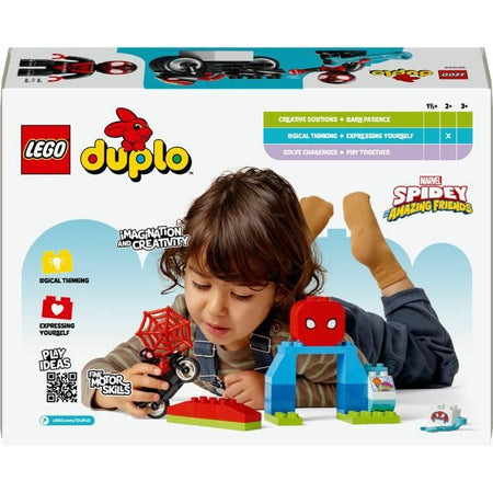 LEGO DUPLO Marvel 10424 L'avventura in moto di Spin - Giocattolo di Spidey e i suoi amici
