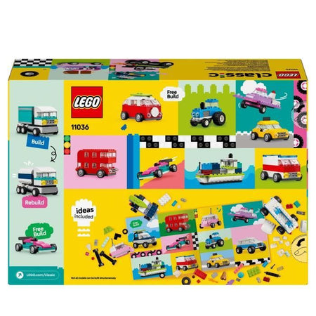 LEGO 11036 Classic Veicoli creativi, modellino di auto, veicolo della polizia, camion e altri