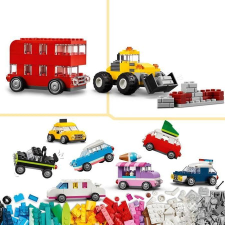 LEGO 11036 Classic Veicoli creativi, modellino di auto, veicolo della polizia, camion e altri