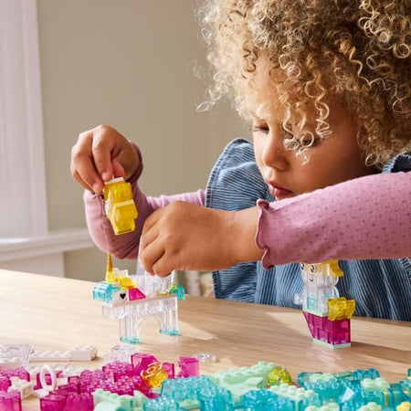 LEGO Classic 11040 Magical Transparent Brick Box - Gioco di costruzione per bambini di 5 anni