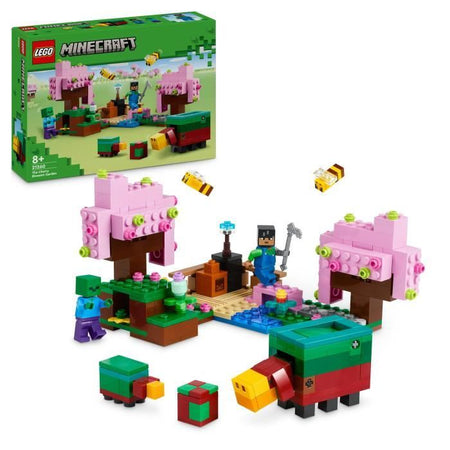 LEGO Minecraft 21260 Giardino dei Ciliegi in Fiore - Minifigure del Videogioco