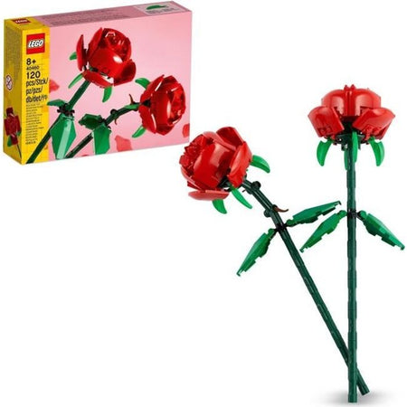 LEGO Creator Roses, set di fiori artificiali per ragazze e ragazzi dagli 8 anni, 40460, decorazione per la casa