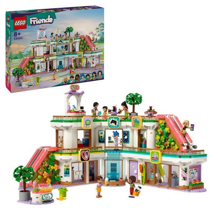LEGO Friends 42604 Centro commerciale di Heartlake City, bambola giocattolo per ragazze e ragazzi, kit di personaggi
