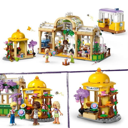 LEGO Friends 42671 Plant Cafe e Flower Stand - Set di costruzioni per bambine dai 9 anni