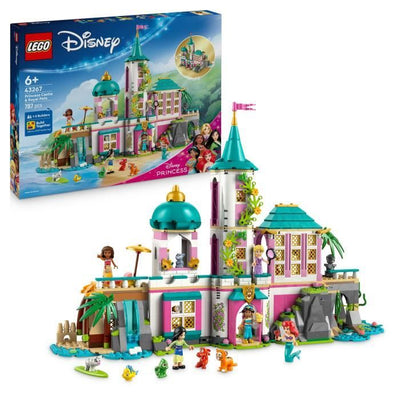 LEGO  Disney 43267 Castello della Principessa e Animali Reali - Gioco per bambine dai 6 anni in su