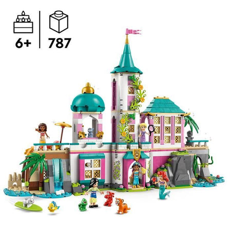 LEGO  Disney 43267 Castello della Principessa e Animali Reali - Gioco per bambine dai 6 anni in su