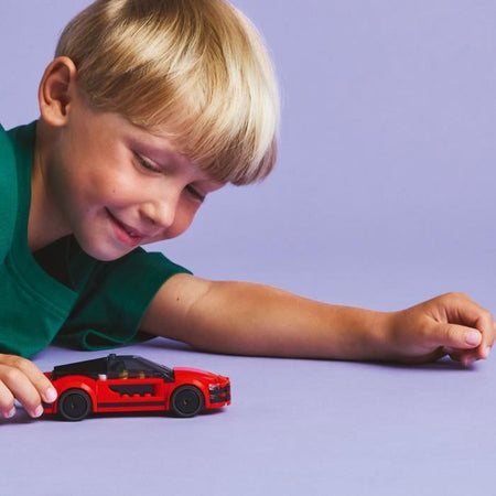 LEGO City 60448 Auto sportiva rossa - Giocattolo costruibile per bambini di 5 anni