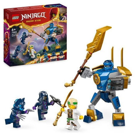 LEGO 71805 NINJAGO Battle Pack: Robot di Jay, giocattolo Ninja per bambini con minifigure tra cui Jay