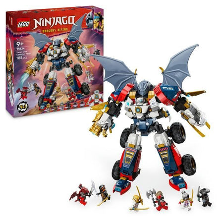 LEGO NINJAGO 71834 Il Robot Ultra Combo di Zane - Set da costruzione 4 in 1 per bambini dai 9 anni