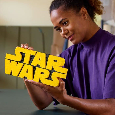 LEGO Star Wars 75407 Logo in mattoncini Star Wars - Set da costruzione per adulti - Decorazione