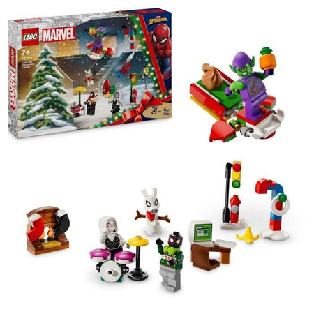 LEGO Marvel 76293 Calendario dell'Avvento di Spider-Man 2024 - Regalo festivo per i bambini