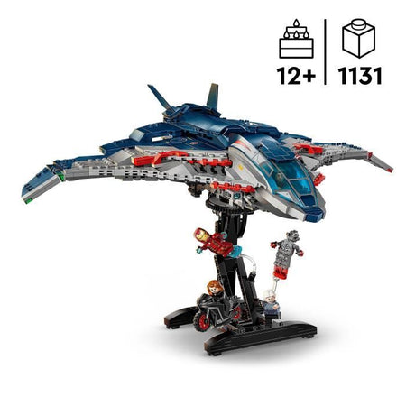 LEGO  Marvel 76325 Vengadores: La Era de Ultrón Quinjet - Juego para nios de 10 aos