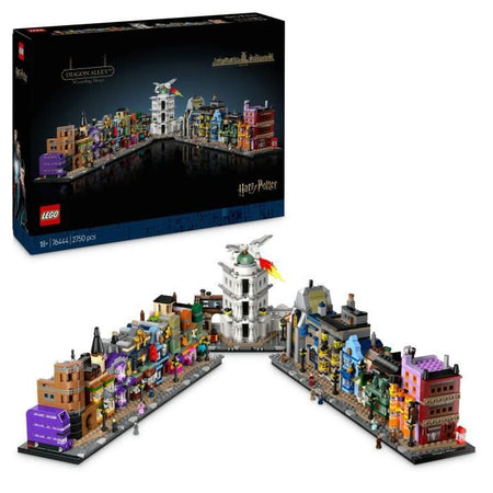 LEGO Harry Potter 76444 Diagon Alley Negozi Magici - Set per Adulti