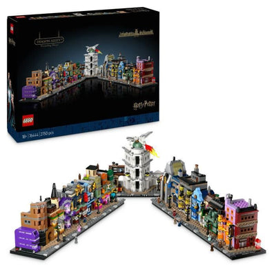 LEGO Harry Potter 76444 Diagon Alley Negozi Magici - Set per Adulti