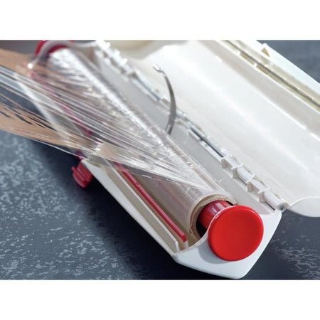 Distributore di taglierina per pellicole - LEIFHEIT - PERFECT CUT 23051 - Per rotoli da 33 cm - Bianco