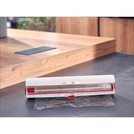 Distributore di taglierina per pellicole - LEIFHEIT - PERFECT CUT 23051 - Per rotoli da 33 cm - Bianco