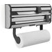LEIFHEIT Distributore di salviette di carta pellicola alluminio Parat Royal 25793 Leifheit pratico dispenser da parete 3 rotoli con lame affilate