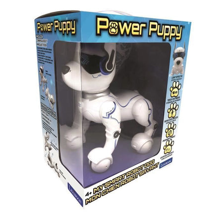 Power Puppy - Il mio cane robot intelligente programmabile e tattile con telecomando - LEXIBOOK