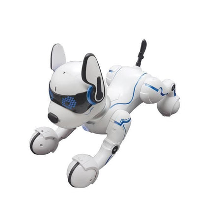 Power Puppy - Il mio cane robot intelligente programmabile e tattile con telecomando - LEXIBOOK