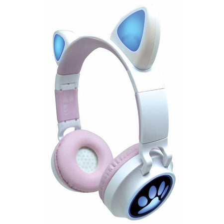 Auricolare 2 in 1 con orecchie di gatto per ascoltare la tua musica wireless in Bluetooth 5.0