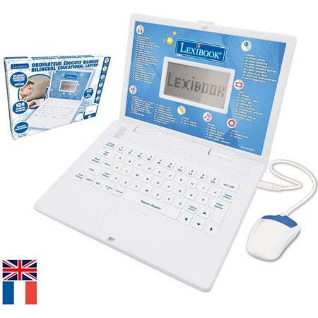 Computer educativo bilingue con 124 attività (francese / inglese)