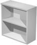 Libreria per ufficio fissa in legno con piani interni cm. 76x32x81,5h