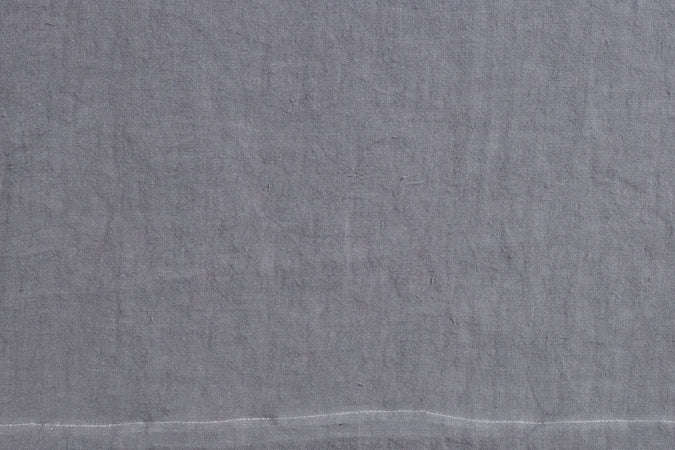Runner da tavola in 100% puro lino lavato delavè stone washed morbido resistente elegante made in italy ANTRACITE - Vanita di raso