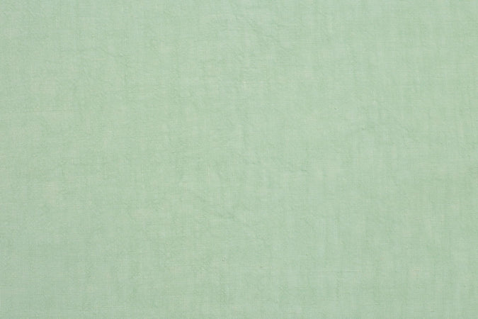 Coppia di federe in puro lino stone washed Verde Menta