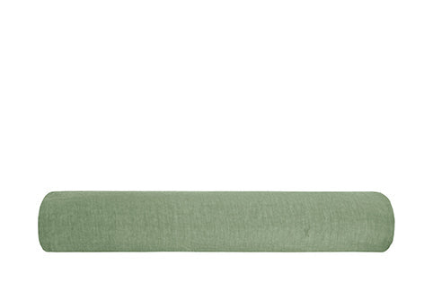 Lenzuolo sotto con angoli in puro lino stonewashed Oliva