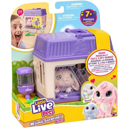Playset - LITTLE LIVE PETS - Conigli Mama Surprise - Cuccioli inclusi - Accessori personalizzabili