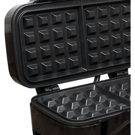 LITTLE BALANCE 8368 Speed'n Mixt 1200, Piastra per waffle e grill 2 in 1, 1 piastra per waffle, 1 piastra grill intercambiabile, 1200 W, Acciaio inossidabile