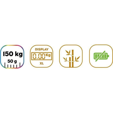 Bilancia da bagno - LITTLE BALANCE - Automatic Kinetic - Bambù