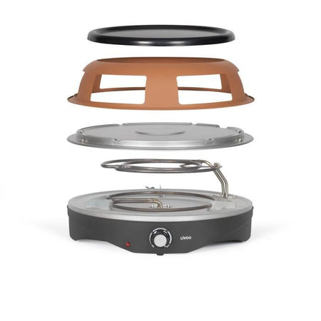 Forno per pizza - LIVOO - DOC304 - 1200W - 6 persone - 10 cm - Antiaderente