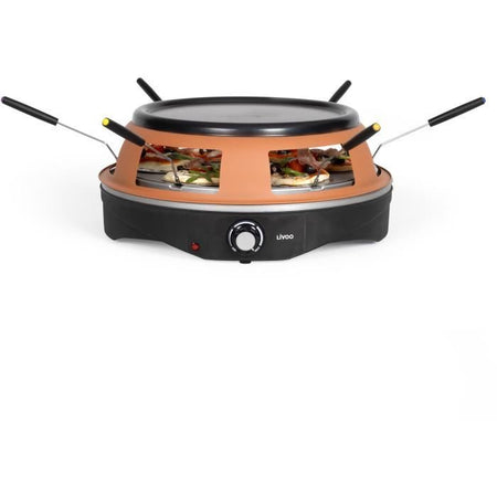Forno per pizza - LIVOO - DOC304 - 1200W - 6 persone - 10 cm - Antiaderente