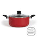 Forno olandese da 24 cm - LIVOO - MEP150R - Antiaderente senza PFOA né PFOS - Manici in silicone - Adatto a tutti i piani cottura, inclusa l'induzione