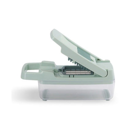 Mandolina multifunzione - Livoo - MEN435 - 8 lame in acciaio inox - Vassoio di raccolta da 1,5 l - Sicura da usare