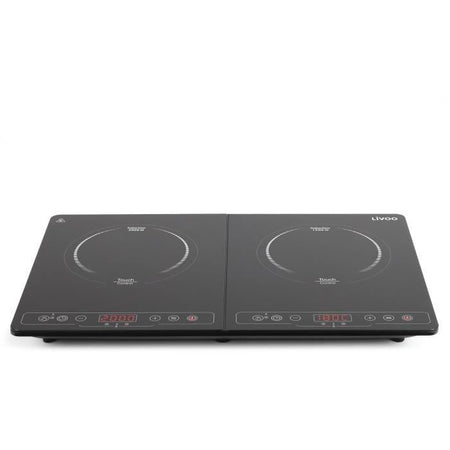LIVOO DOC236 Doppio piano cottura a induzione - 22cm - da 60  a 240  - Nero