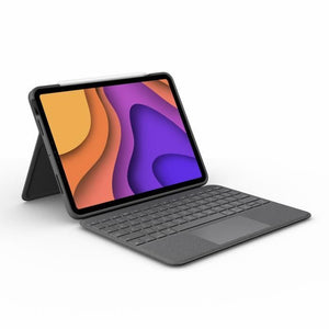 Custodia con tastiera per iPad - 4a generazione - LOGITECH - FOLIO TOUCH IPAD AIR - Grigio