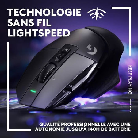 Mouse da gioco - Senza fili - Logitech G - G502 X Lightspeed - Nero